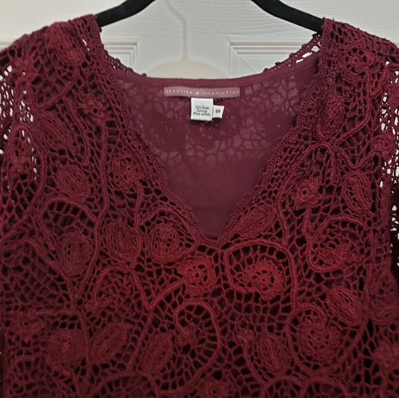 Peruvian Connection 2 Piece Crochet Sweater/Camisole S - Picture 2 of 15